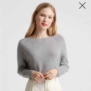 Quince Mongolian Cashmere Boatneck Sweater - SIze M - NWOT